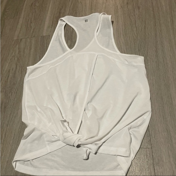 Sweaty Betty White Racerback Tank Top - Picture 3 of 3